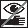 Kontakt mit Augen vermeiden